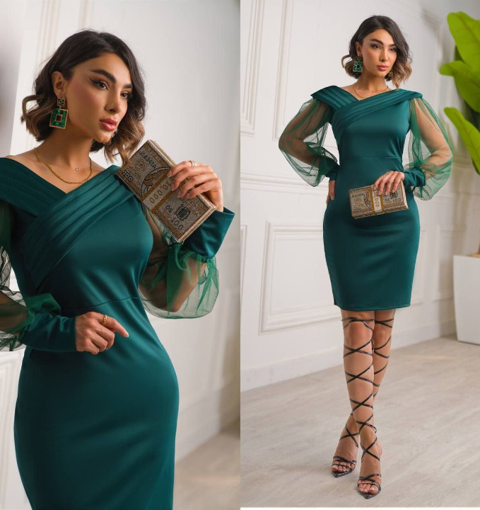 لباس مجلسی و عروسکی کوتاه مدل ژانیتا