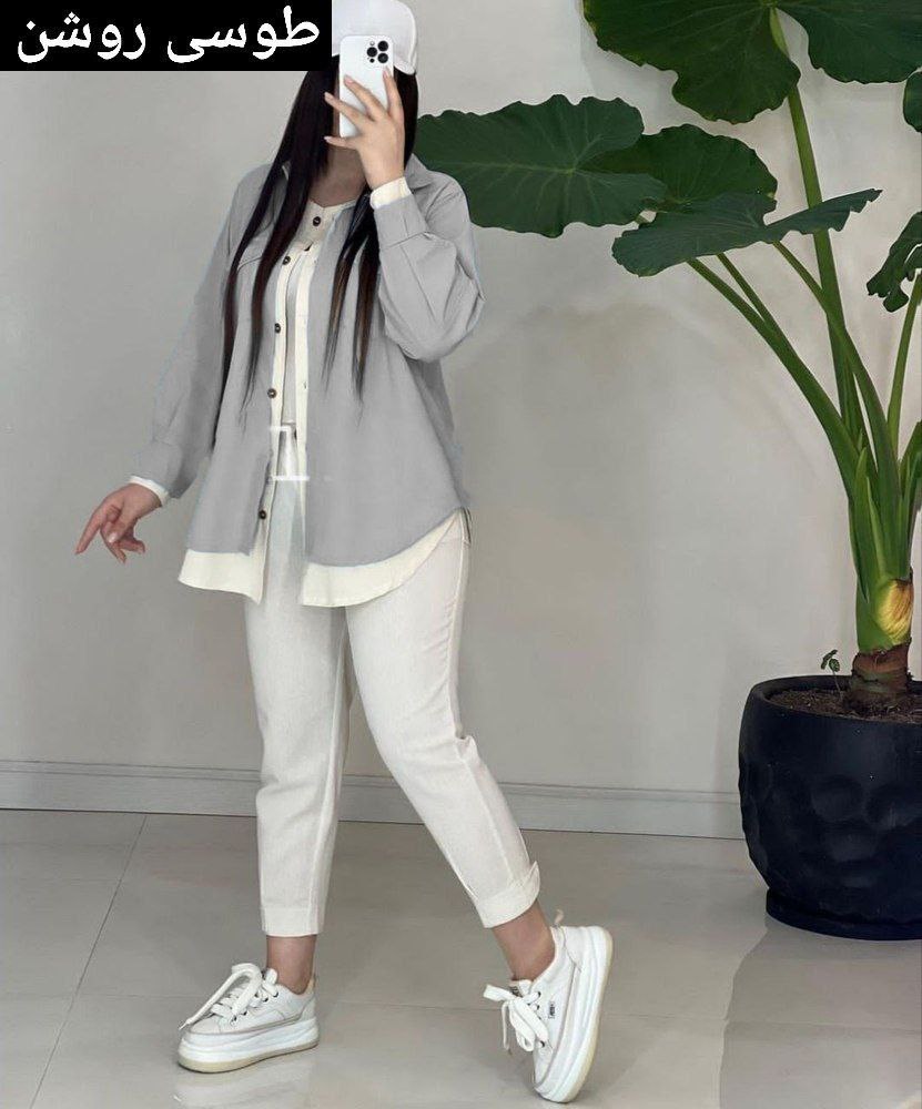 مانتو اسپرت زنانه مدل دو جیب