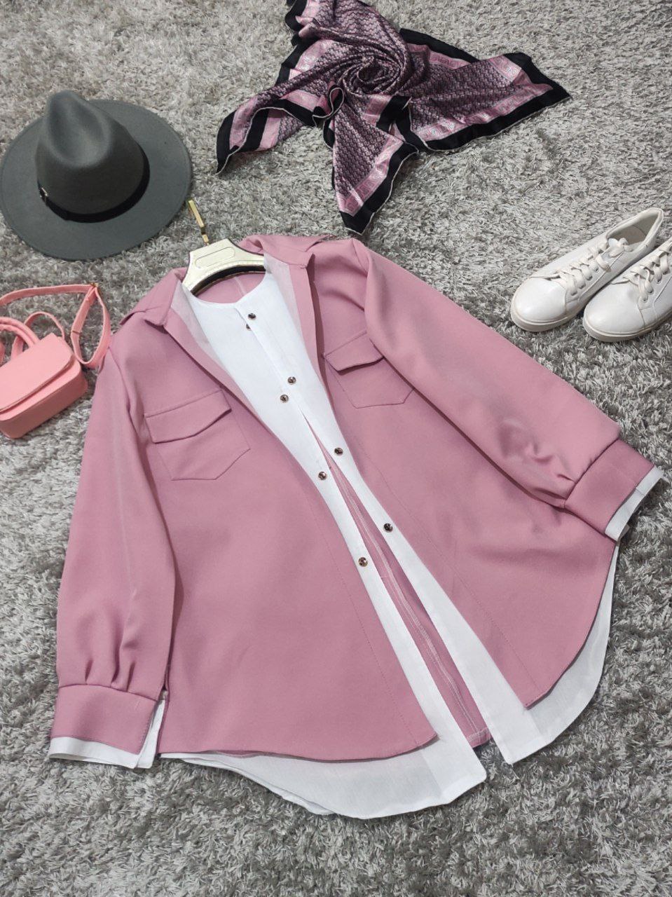 مانتو اسپرت زنانه مدل دو جیب