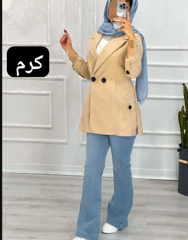 مانتو کتی اسپرت زنانه مدل مارال