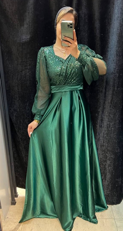 لباس مجلسی ماکسی و شب زنانه مدل سولینا