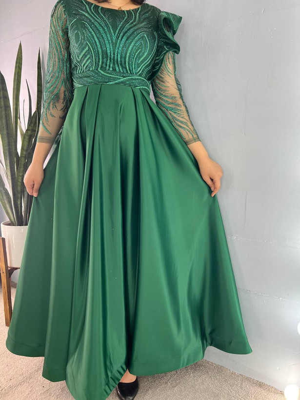 لباس مجلسی و ماکسی زنانه مدل سولماز