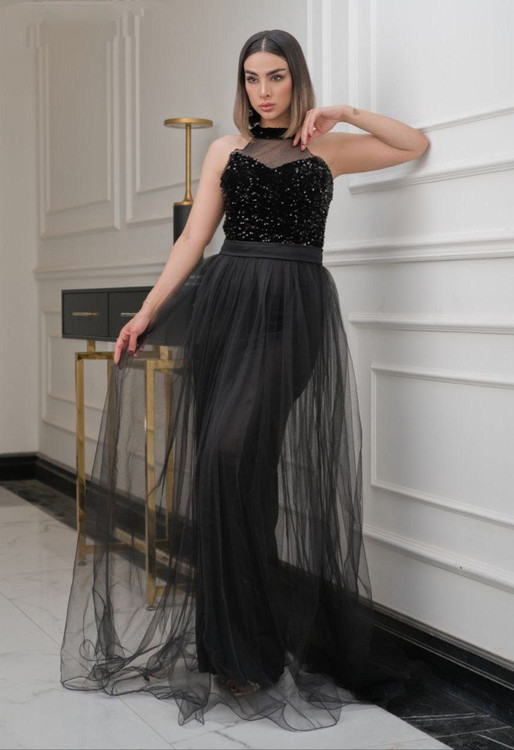 لباس مجلسی ماکسی زنانه مدل رومینا