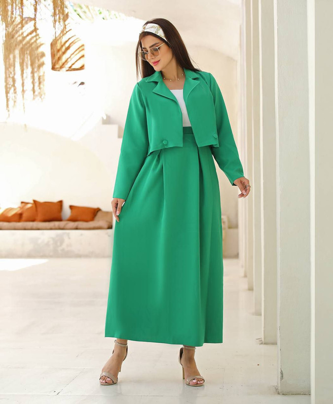 کت و دامن اسپرت و مجلسی زنانه مدل شکوه