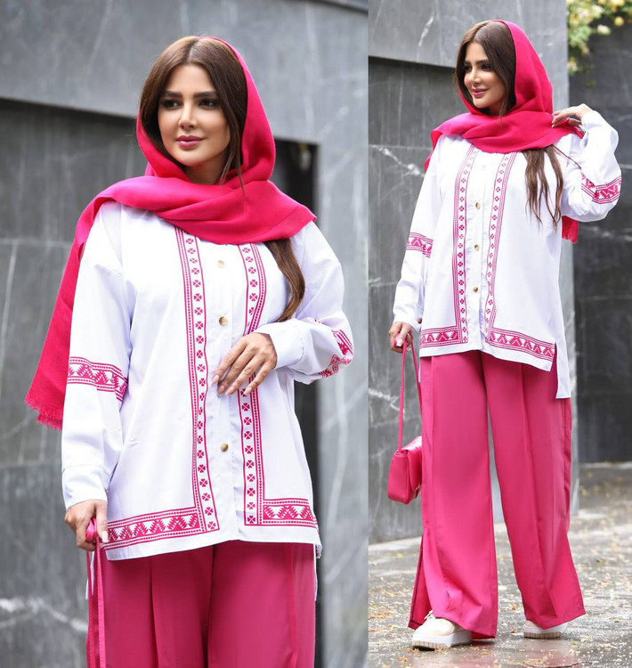 شومیز شلوار اسپرت زنانه مدل ایران دخت