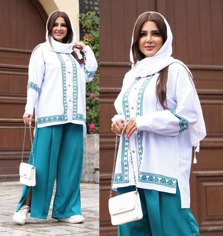 شومیز شلوار اسپرت زنانه مدل ایران دخت