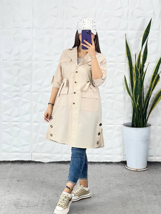 مانتو اسپرت زنانه مدل ای گل