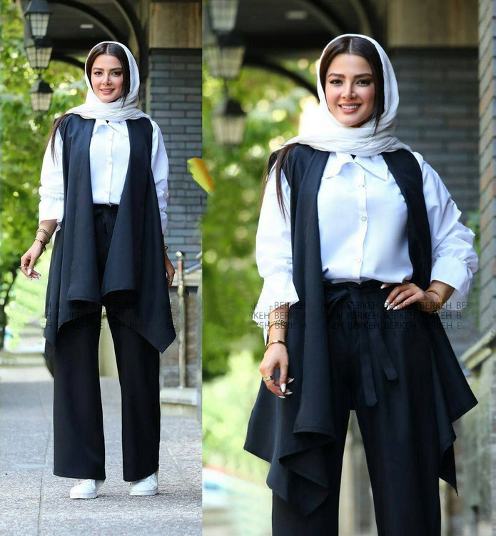 ست سه تیکه (جلیقه+شومیز+شلوار) اسپرت زنانه مدل مکانیک