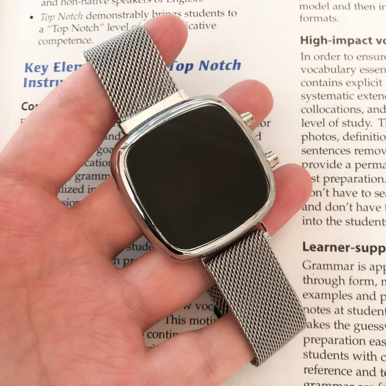 ست ساعت مدل مگنتی مربع + نیم ست