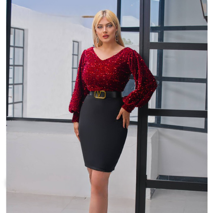 لباس مجلسی و شب میدی مدل سفیا تونیک کمربندار