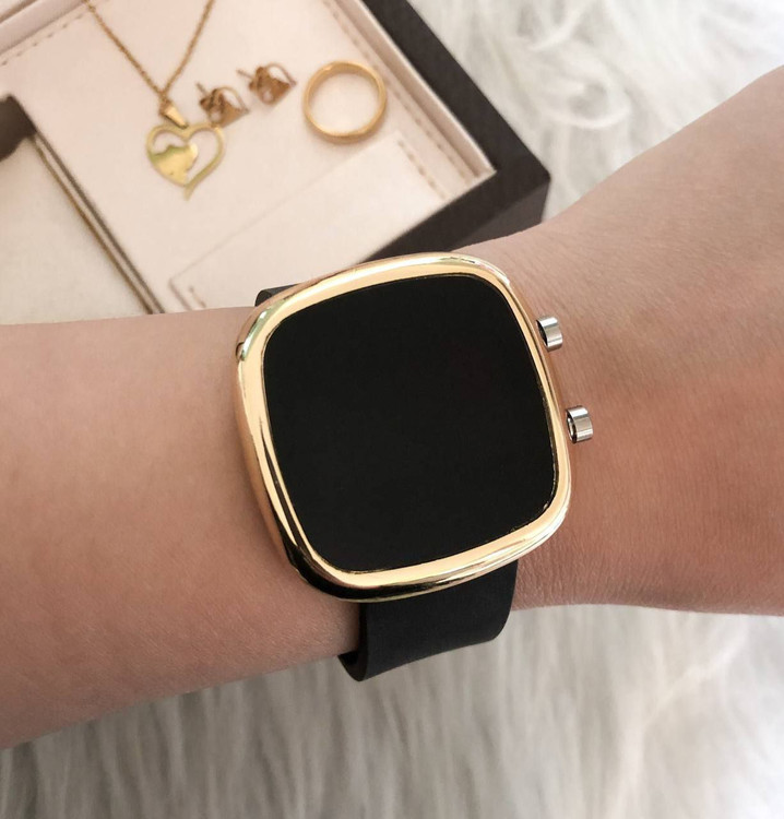 ساعت ال ای دی ژله ای مربع 369144