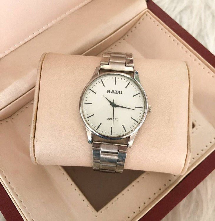 ساعت رادو مردانه بند استیل نقره ای 369145