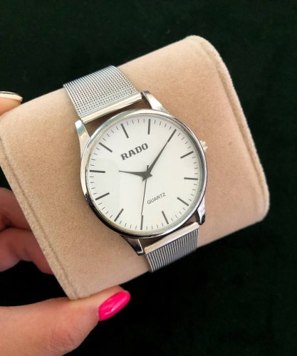 ساعت رادو مردانه بند حصیری نقره ای 369146