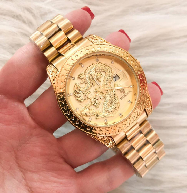 ساعت مچی مردانه مارک رولکس طرح دراگون 369193