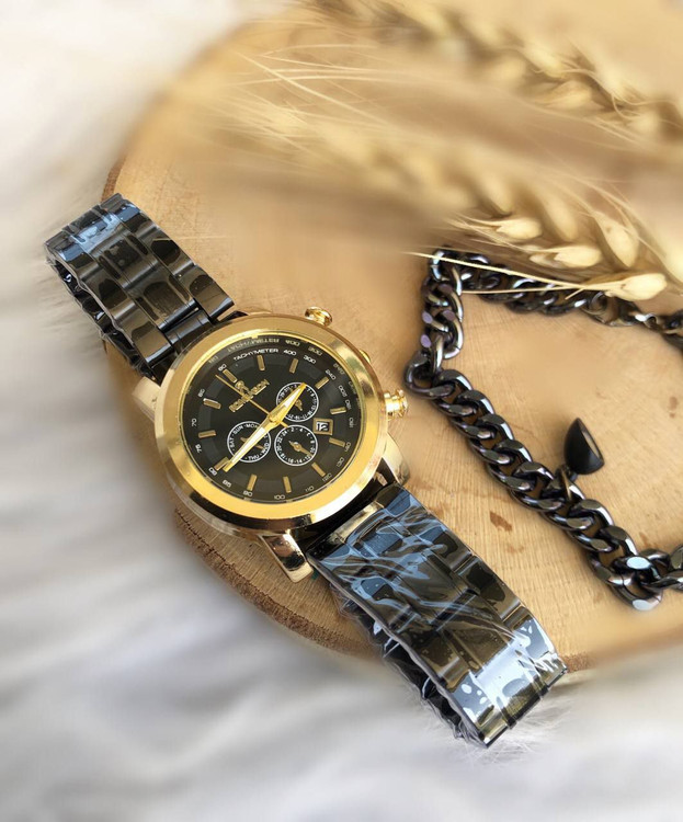 ساعت رومانسون زنانه بنداستیل + دستبند 369197