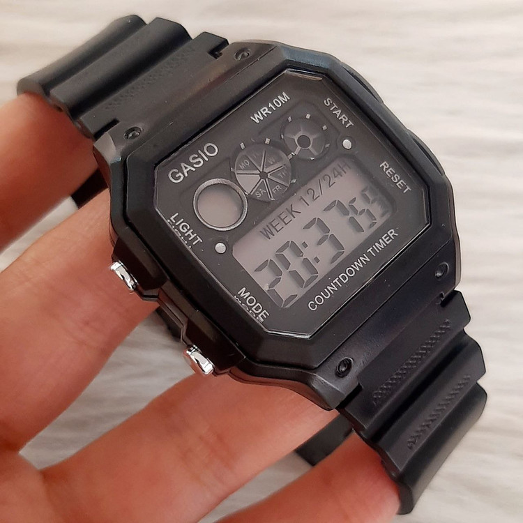 ساعت مچی اسپرت طرح کاسیو کامپیوتری 369020