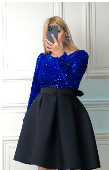 بلوز دامن زنانه مدل ریحانه