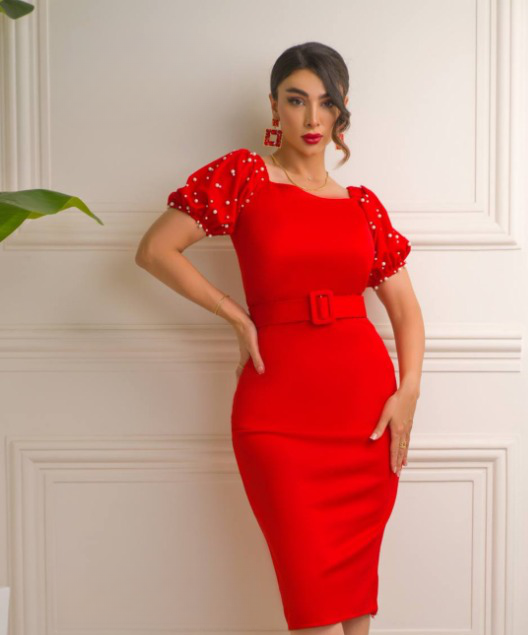 لباس مجلسی و عروسکی کوتاه مدل افرا