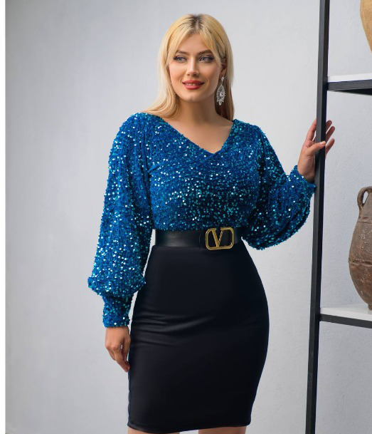 لباس مجلسی و شب میدی مدل سفیا تونیک کمربندار