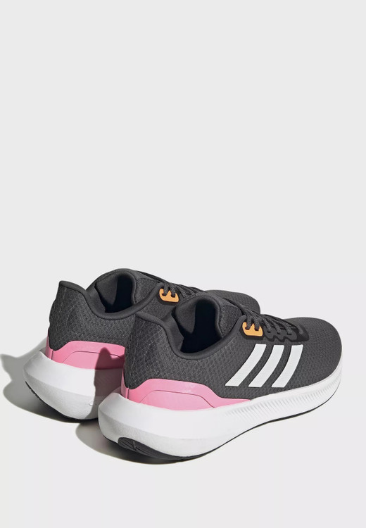 کتونی اورجینال و اصل برند آدیداس مشکی صورتی Runfalcon 3.0