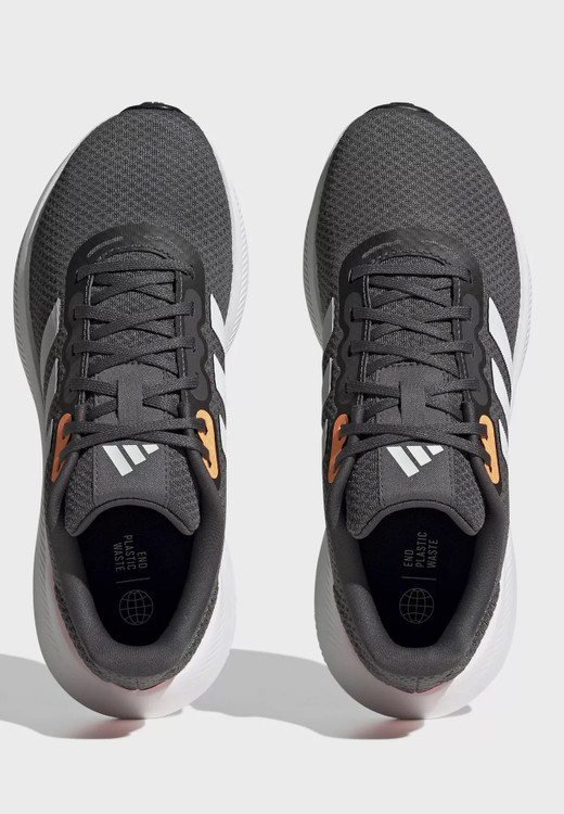 کتونی اورجینال و اصل برند آدیداس مشکی صورتی Runfalcon 3.0