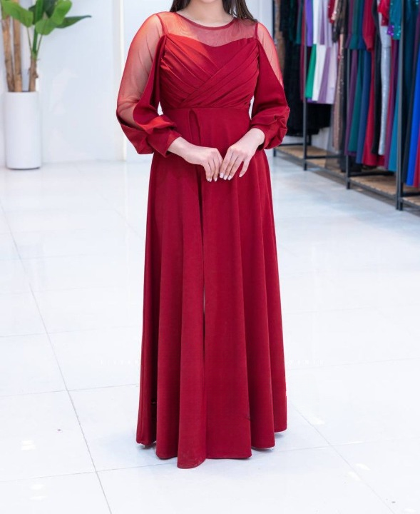 خرید لباس مجلسی و شب ماکسی مدل برگین