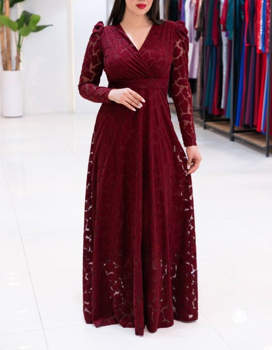 خرید لباس مجلسی و شب ماکسی مدل هیدک