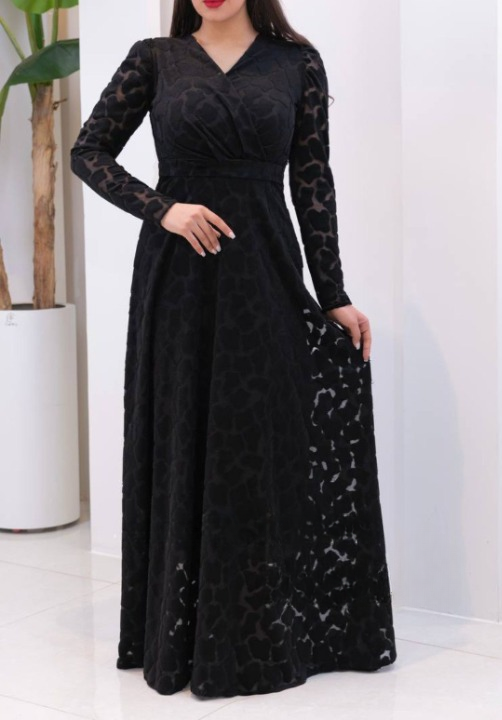 خرید لباس مجلسی و شب ماکسی مدل هیدک