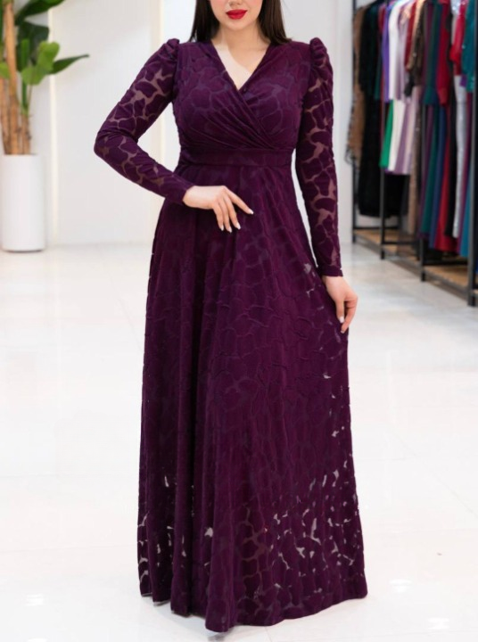 خرید لباس مجلسی و شب ماکسی مدل هیدک