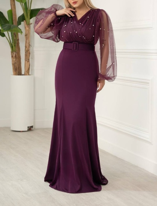 خرید لباس مجلسی و شب ماکسی مدل ستاره