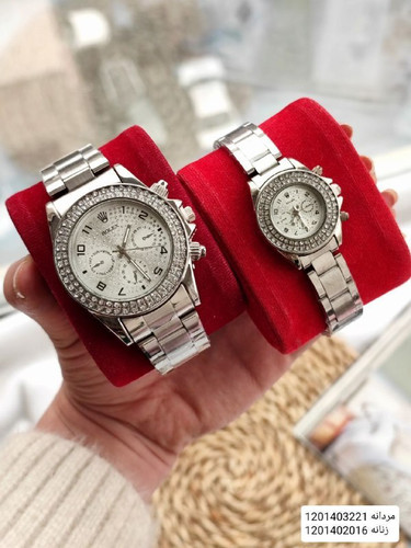 ست زنانه و مردانه رولکس ROLEX نقرهای 369328