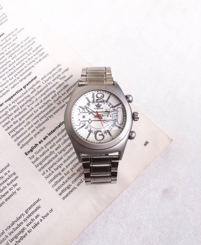 ساعت بنداستیل مردانه نقره ای 369374