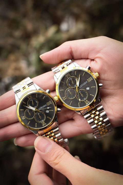 ست ساعت زنانه و مردانه مارک سیتیزن بنداستیل 369233