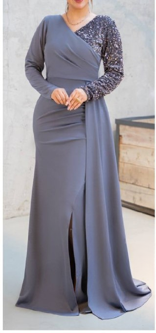 لباس مجلسی و شب ماکسی مدل صدف 1