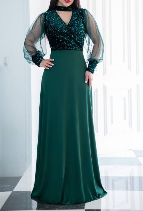 لباس مجلسی و شب ماکسی مدل گلشن