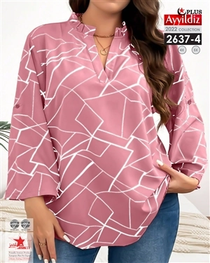 شومیز مجلسی زنانه مجلسی سایز بزرگ کد 2637