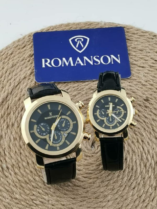 ست ساعت رومانسون بندچرمی مشکی 369057