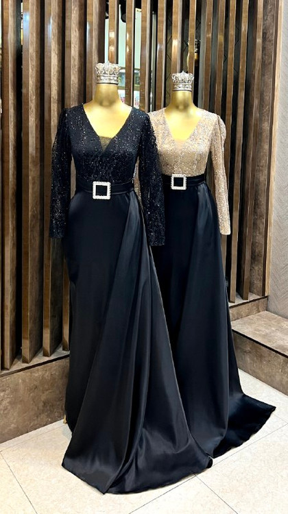 لباس مجلسی و شب ماکسی مدل ناریا