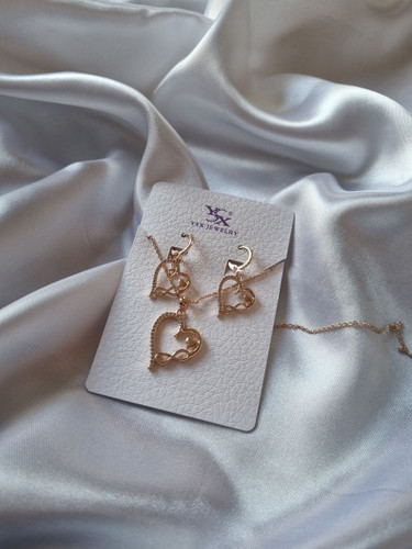 نیم ست قلب طرح۱ 46599