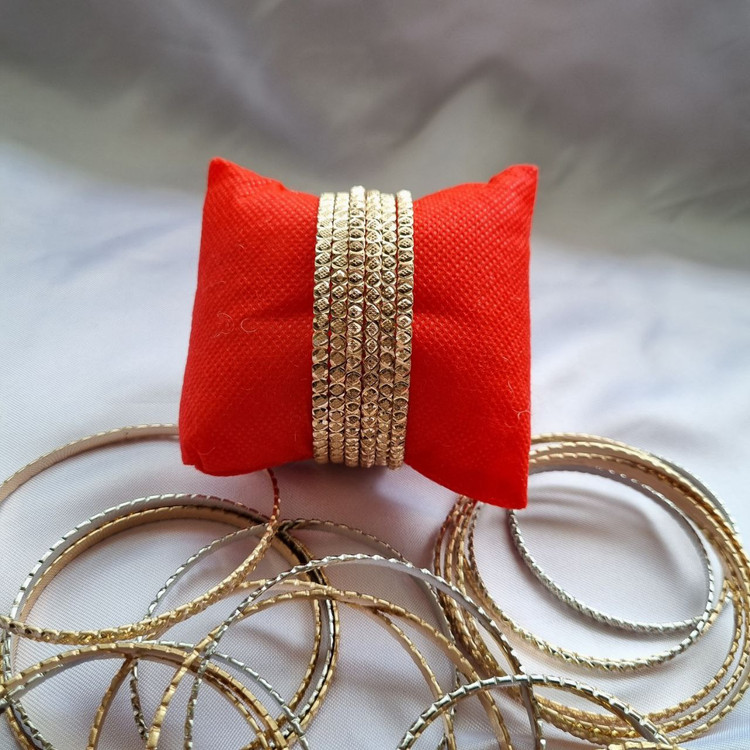 النگو طلاروس طرح 7 پک 6 عددی کد 46624