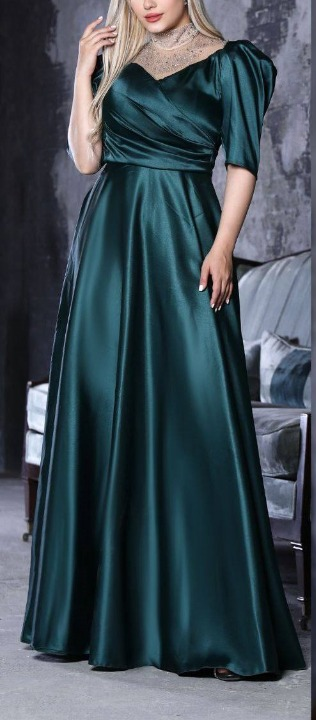 لباس مجلسی زنانه و شب ماکسی مدل روبینا