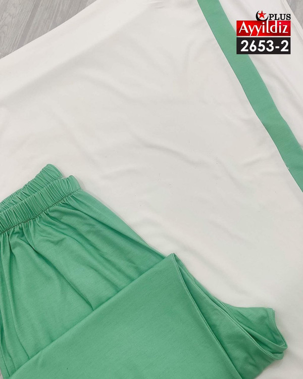 ست رویه و شلوار زنانه سایز بزرگ کد 2653