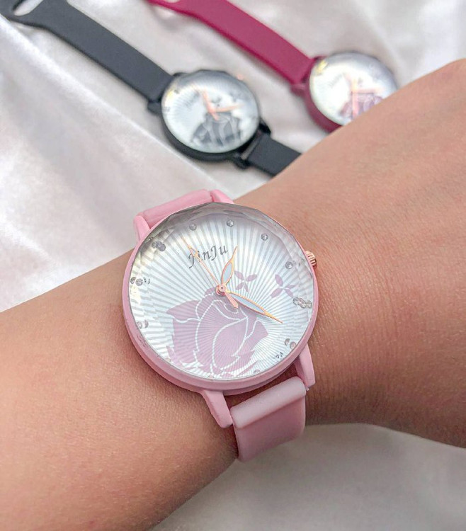 ساعت بندژله ای دخترانه مارک جینجو کد 369418