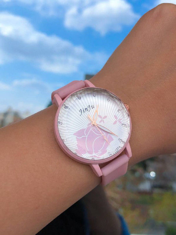 ساعت بندژله ای دخترانه مارک جینجو کد 369418