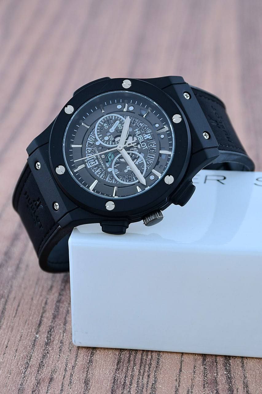 ساعت هابلوت مردانه تک موتوره طرح اتومات HUBLOT کد 369178