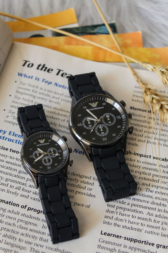 ست ساعت امپریوآرمانی مشکی کد 369174