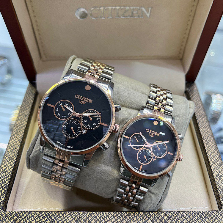 ست ساعت زنانه و مردانه مارک سیتیزن VIP کد 369450