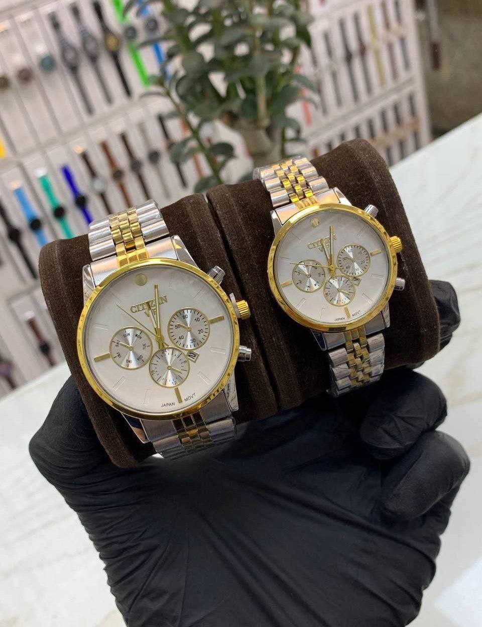 ست ساعت زنانه و مردانه مارک سیتیزن VIP  کد 369225