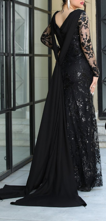 لباس مجلسی و شب ماکسی مدل ایزابلا