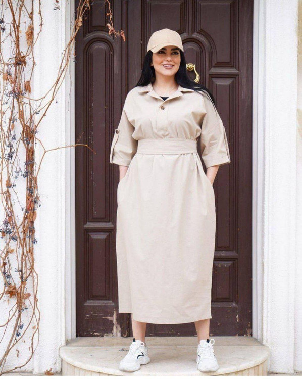 کفتان (مانتو) اسپرت زنانه مدل مژگان